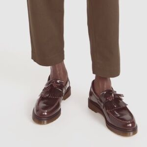 Dr. Martens Adrian Cherry Red Arcadia Loafers size 6/37